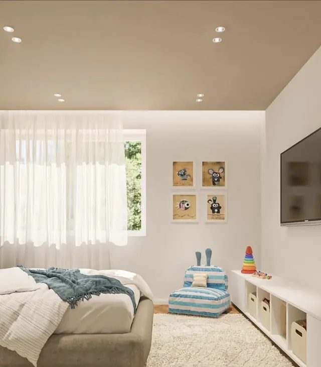 Chambre avec coin jeux pour enfant